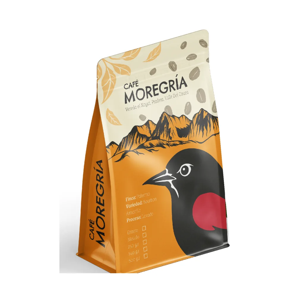 Empaque de Café Bourbon Amarillo con proceso natural en presentación de 340 g
